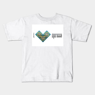 I Love Morocco Kids T-Shirt